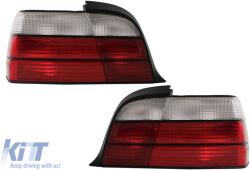 KITT Lightning Hátsó lámpák BMW 3 E36 Coupe Cabrio (12.1990-08.1999) Piros Fehér (TLBME36CRC)