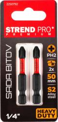 Strend Pro Set 2 biti Strend Pro Premium Phillips PH2, 50 mm, otel S2 (2250792) Surubelnita