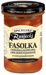 Spichlerz Rusiecki Bab boróka kolbásszal és bacon füstölt paradicsom szósszal 470g Rusiecki (5904915791518)