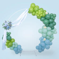 Balloons4party Arcada cerc de metal alba 200 cm