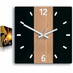 ModernClock Fa csendes falióra Primo Satin 3D, 30 cm (Primo)