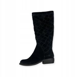  Fekete női csizma lapos sarkú Two Lips 36 (A/1-C-10)