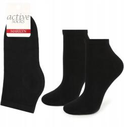 Marilyn Női alacsony pamut zokni Marilyn Forte 58 B fekete (skarpetki bawełniane niskie czarne)