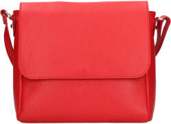 Italia Női bőr crossbody kézitáska Italia Nikka - piros