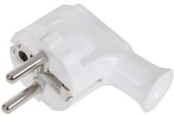  Stecher Schuko 90° WT-35 alb, compact pentru prize si prelungitoare (URZ3004)