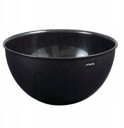 Practic Műanyag Tál Nagy Konyhai Salátákhoz Gyümölcs 6L Kerek Ovális Fekete (MB0608)