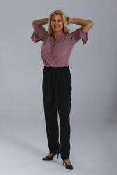 Bigy Olga mályva-fekete overál