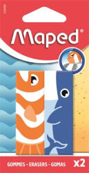 Maped Radír, állatos, MAPED „Animals, vegyes minták, 2 db (IMA123400) - onlinepapirbolt