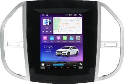  Mercedes Vito 3 W447 (2014-2020) hatalmas Tesla style kijelzős 8 magos processzoros Android Autóhifi fejegység magyar menüvel GPS navigációs autórádió