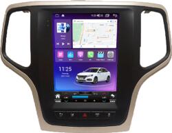 Jeep Grand Cherokee (2014-2021) hatalmas "Tesla style" kijelzős 8 magos processzoros Android Autóhifi fejegység magyar menüvel GPS navigációs autórádió