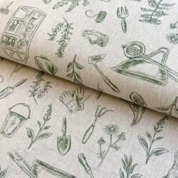  Dekorációs anyag Linenlook Garden Plant Tool digital print