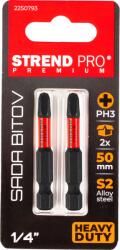 Strend Pro Set 2 biti Strend Pro Premium Phillips PH3, 50 mm, otel S2 (2250793) Surubelnita