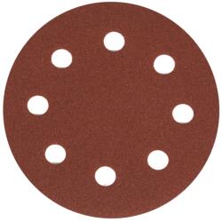 Detoolz Disc abraziv P120 180 mm cu 8 gauri pentru slefuitor orbital, set 10 buc (DZ-C275)