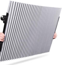 Carguard Parasolar auto retractabil 150x70 cm cu ventuze, protectie UV - Carguard (PAR001)