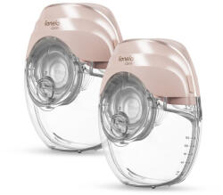 Lionelo Pompa de san, Lionelo, Fidi Free Slim Duo, Portabila, cu accesorii, Hands-free, Trifazata, Panou control, Autonomie pana la 3 h, 9 functii de masaj, Silentioasa- 40 db, Capacitate 150 ml, Roz
