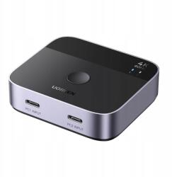 Ugreen kapcsoló AW502 2 portos Usb-c-hdmi (55451)
