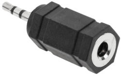  Adaptor jack stereo 3.5 mm tata la 2.5 mm mama, compact (ZLA0282S)