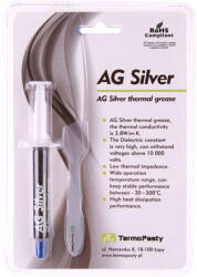  Pasta termoconductoare cu argint AG Silver 3g, 3.8 W/mK, -30…300°C (CHE1588)