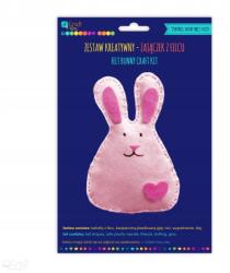 DpCraft Kreatív nyuszi szett filcből rózsaszín húsvét (KSFI-220)