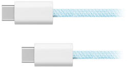 Krüger&Matz Cablu USB-C la USB-C 100W, 1 m, împletit nylon, Kruger&Matz (KM1272-1BL)