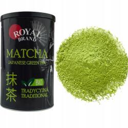 Royal Brand Zöld Matcha Japán Bio 100g Tea Gyönyörű Tubusban, Ajándékdobozban