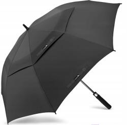  Szélálló napernyő, XL, strapabíró, nagy, dupla lombkorona 172 cm, fekete (TM0063A)
