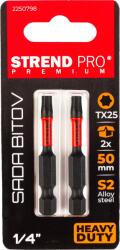 Strend Pro Set biti Torx T25 Strend Pro Premium S2, 50 mm, 2 bucati (2250798) Surubelnita