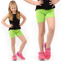 LAEMI Rövidnadrágok Leggings 1/2 Kerékpáros Gyerek Lábszárvédő Rövidnadrág Lime 110 (Krótkie spodenki 599 limonkowe 110)