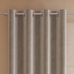 Markizeta Velvi kész velúr függöny 140x250 cm szürke-bézs (VELVI0/ZGP/017/140250/1)