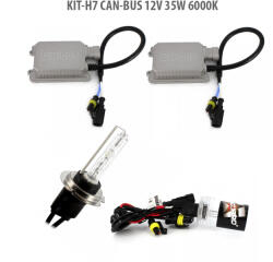 Carguard Kit xenon H7 CAN-BUS 12V 55W 6000K Carguard, lumina alba 3500 lm (H7-KIT-CB-6)