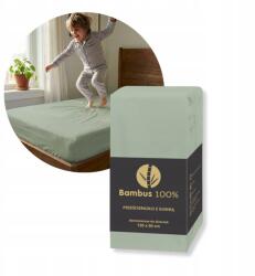 Fiki Miki Gumis lepedő 160x70 Bambusz Zöld Matrac Lengyel (5902686314684)