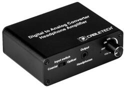  Convertor audio digital la analog cu iesire casti, optic/coaxial, RCA si jack 3.5 mm (ZLA0857-3)