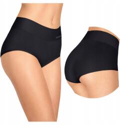Marilyn Bugyi Varrat nélküli női bugyi organikus pamutból, magas derékkal, XL (Figi bezszwowe bawełniane czarne)