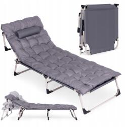 GP BRAND Ágy matrac párnával Túraágy Összecsukható Tábori Ágy Kényelmes (ŁÓŻKO TURYSTYCZNE SKŁADANE POLOWE)