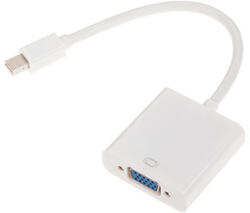  Adaptor Mini DisplayPort la VGA pentru MacBook/Thunderbolt, 23 cm (KOM0848)