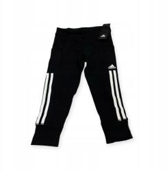 adidas sport leggings, Size M, fekete, fehér csíkokkal (KN13/54-6)