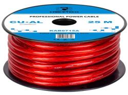 Cabletech Cablu de putere CU-AL 10GA 5.22 mm2 rosu, rola 25 m Cabletech (KAB0715A)