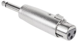  Adaptor audio Jack 6, 3 mm tata la XLR mama, carcasa metalica (ZLA0313-2)