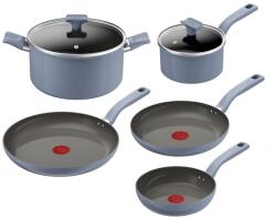Tefal Set vase ceramice Tefal Cera Color On G922S704 7 piese antiaderent albastru (G922S704)