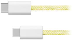 Krüger&Matz Cablu USB-C la USB-C Kruger&Matz 60W, 1 m, nylon, galben (KM1271-1Y)