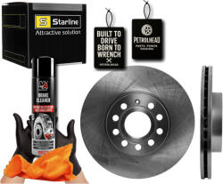 Starline Féktárcsák 2DB Audi A3 Seat Toledo Skoda Octa #Petrolhead Pro+ Kit2