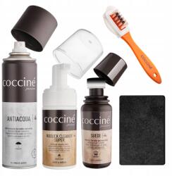 Coccine Nubuk velúr cipőápoló készlet Tisztítás Impregnálás Fekete (99951-BLACK)