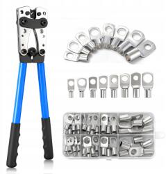 GEKO Krimpelőgép kábelsaru hüvelyekhez 6-50 mm, 60SC csatlakozókkal (ZSYS)