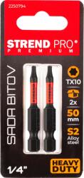 Strend Pro Set biti Torx T10 Strend Pro Premium S2, 50 mm, 2 bucati, 1/4 (2250794) Surubelnita
