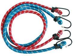  Cabluri elastice pentru fixare 80 cm, set 2 bucati, cu carlige (24778)
