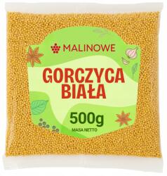 MALINOWE Mustár Fehér Gabona 500g Mustár Gyümölcs Természetes Kiváló Minőség (5903018604008)