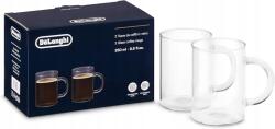 De'Longhi 2 db-os Americano kávés pohár szett 250ml boroszilikát üveg (DLSC320)