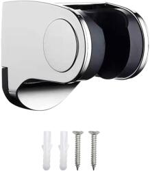  Zuhanyfej Tartó, Állítható, Króm (UCHWYT PRYSZNICOWY D-002)