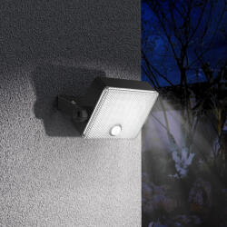 Modee LED szolár napelemes reflektor automata, 6500K, 500lm, ABS-polipropilén, IP44, mozgásérzékelő szenzor, Modee, ML-WS142 (ML-WS142)