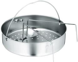 WMF Set de accesorii pentru oale sub presiune WMF 2 bucati, insertie perforata cu bara de insertie, pentru oale sub presiune 3.0 - 8.5l, otel inoxidabil Cromargan, poate fi spalat in masina de spalat vase